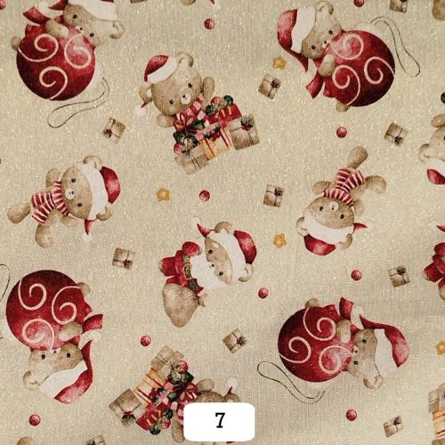 Tela Lona Estampada Navidad - Decoracion - Dawabe - Española